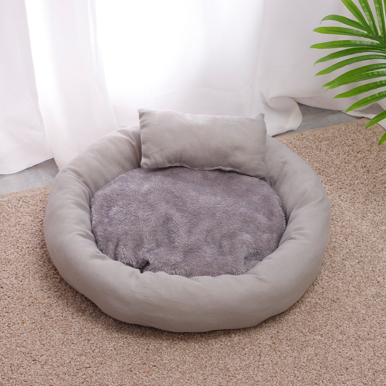 Nid d'hiver minimaliste polyvalent et chaud pour chat confort optimal - IVOIRART.COM