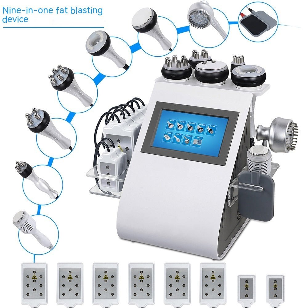 Nine-in-one 40K Ultrasonic Vacuum Negative-pressure Cosmetic Instrument - IVOIRART.COM