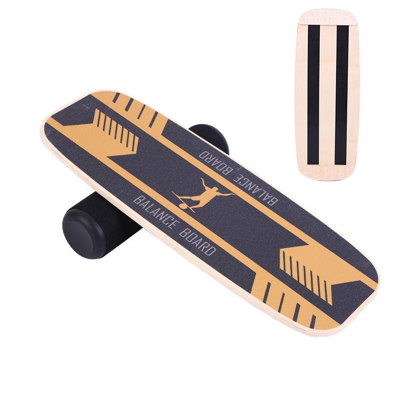 Non Slip Yoga Balance Board Rehabilitation Training Wood - IVOIRART.COM