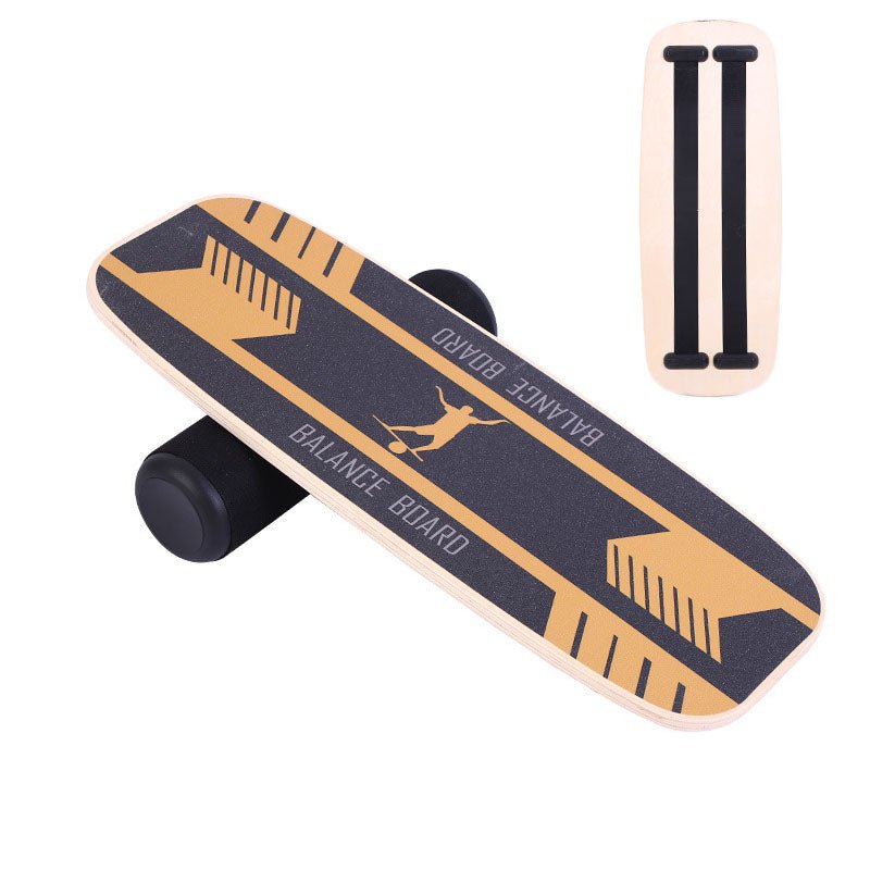 Non Slip Yoga Balance Board Rehabilitation Training Wood - IVOIRART.COM