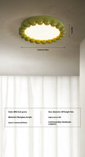 Nordic Cream Style Bedroom Ceiling Lamp Modern Silent Design for Cozy BedroomsUK - IVOIRART.COM