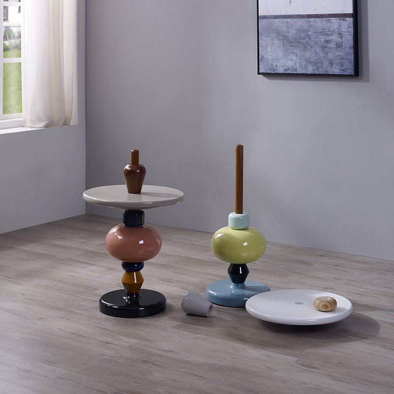 Nordic Creative Side Table Modern Minimalist Sofa Removable Side Table Designer Internet Celebrity Sugar Gourd Small Coffee Table - IVOIRART.COM