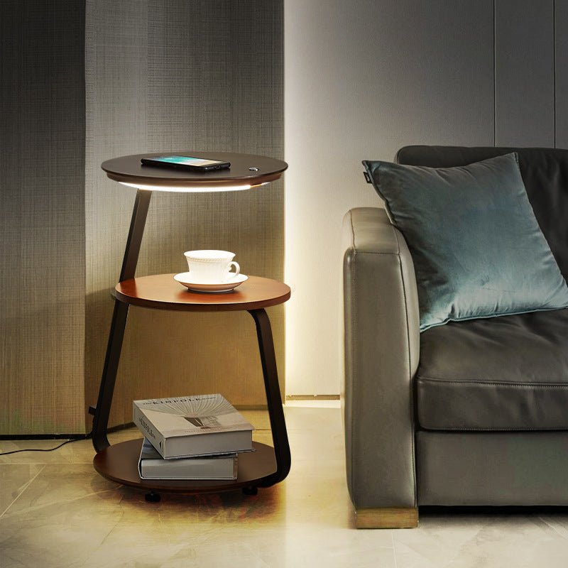 Nordic Minimalist Floor Lamp Wireless Charging Rack - IVOIRART.COM