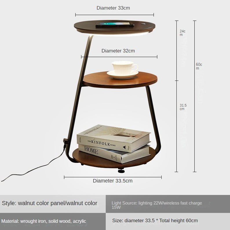 Nordic Minimalist Floor Lamp Wireless Charging Rack - IVOIRART.COM