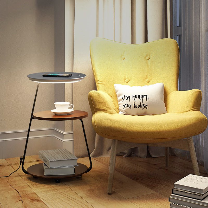 Nordic Minimalist Floor Lamp Wireless Charging Rack - IVOIRART.COM