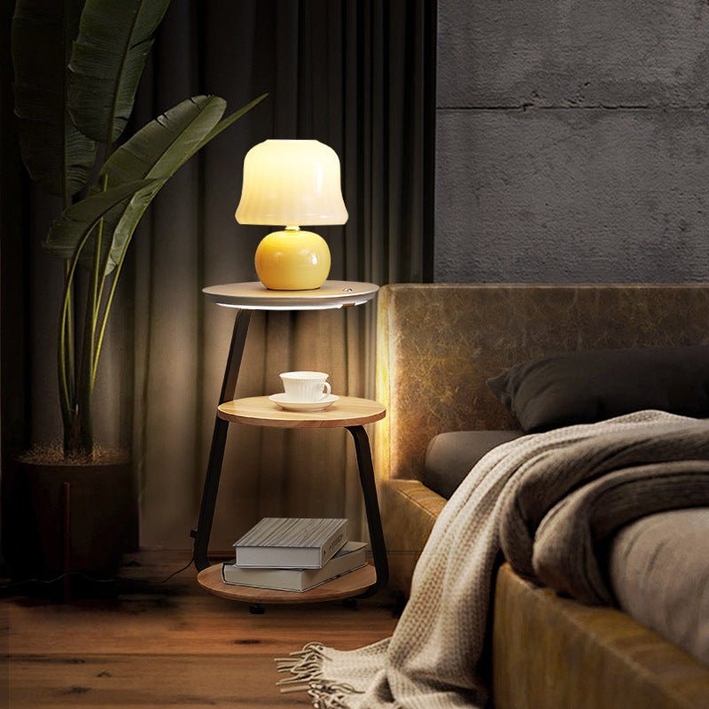 Nordic Minimalist Floor Lamp Wireless Charging Rack - IVOIRART.COM
