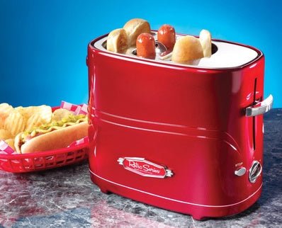 Nostalgia American home automatic mini hot dog breakfast machine sausage machine toaster - IVOIRART.COM