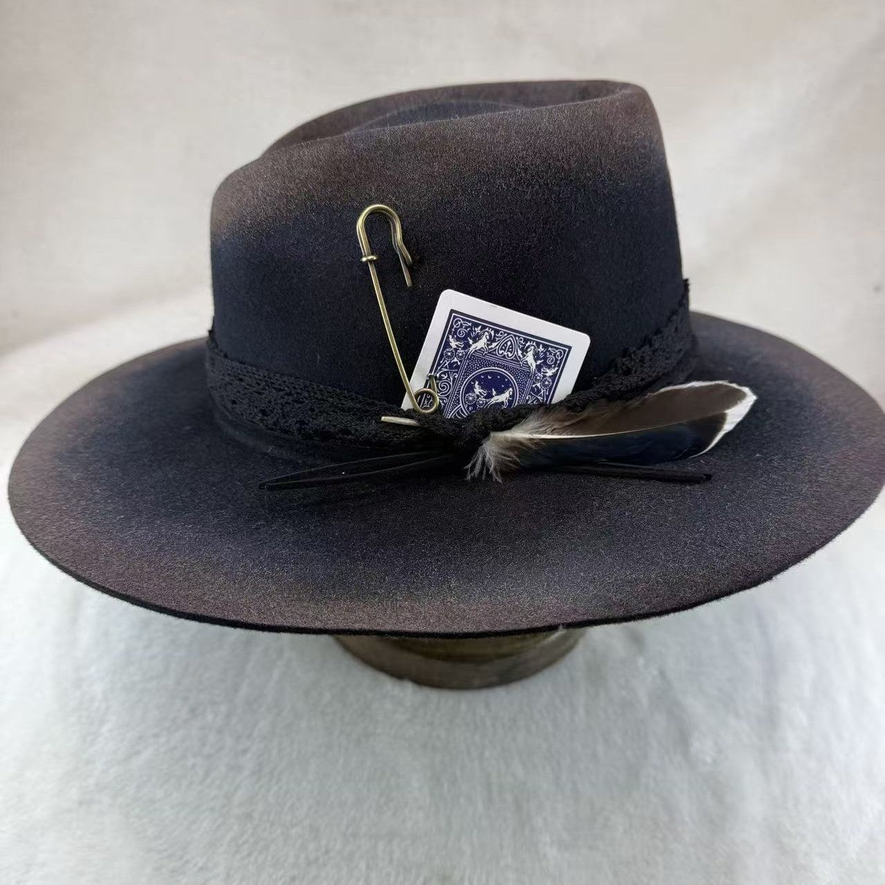 Nouveau Chapeau Haut de Forme Homme Vintage en Laine - Élégant Automne Hiver2026 - IVOIRART.COM