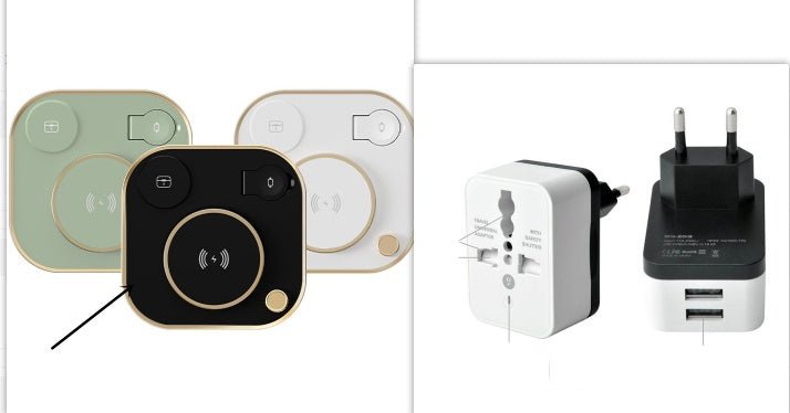 Nouveau Chargeur Magnétique Sans Fil Trois-en-un 15W avec Lampe de Bureau - IVOIRART.COM