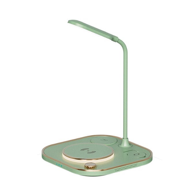 Nouveau Chargeur Magnétique Sans Fil Trois-en-un 15W avec Lampe de Bureau - IVOIRART.COM