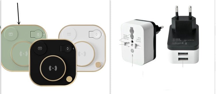 Nouveau Chargeur Magnétique Sans Fil Trois-en-un 15W avec Lampe de Bureau - IVOIRART.COM