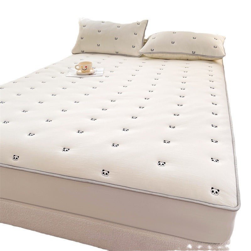 Nouveau Drap - Housse Matelassé en Fibre de Soja, Pièce Unique, Confort Exceptionnel - IVOIRART.COM