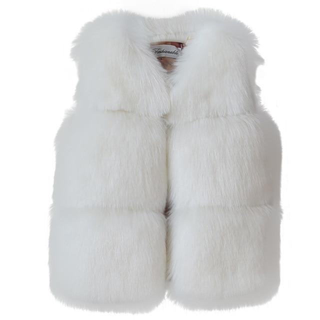 NOUVEAU Gilet d'Hiver pour Fille Bébé - Veste Chaude en Fibre de Polyester - IVOIRART.COM