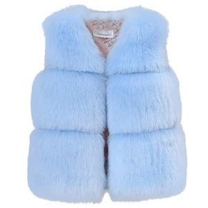 NOUVEAU Gilet d'Hiver pour Fille Bébé - Veste Chaude en Fibre de Polyester - IVOIRART.COM