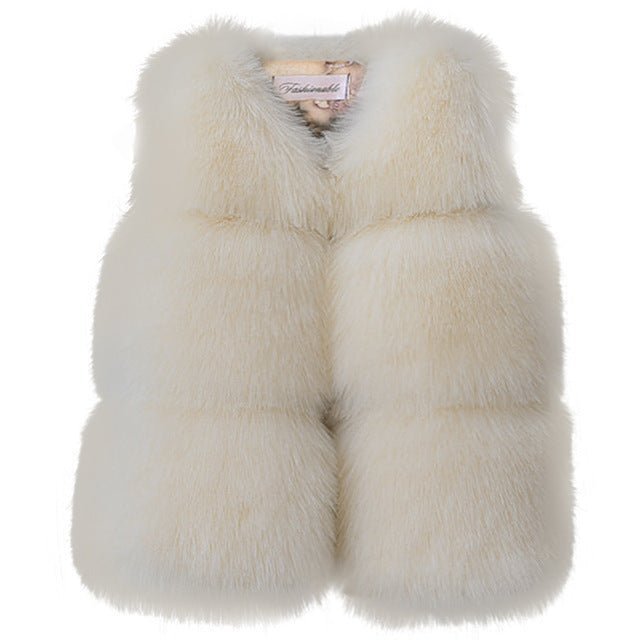 NOUVEAU Gilet d'Hiver pour Fille Bébé - Veste Chaude en Fibre de Polyester - IVOIRART.COM