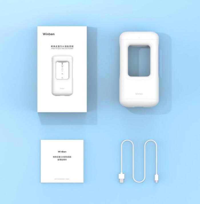 Nouveau Humidificateur d’Air Silencieux pour Chambre avec Effet Goutte d’Eau Anti-Gravité et Lumière d’Ambiance - IVOIRART.COM