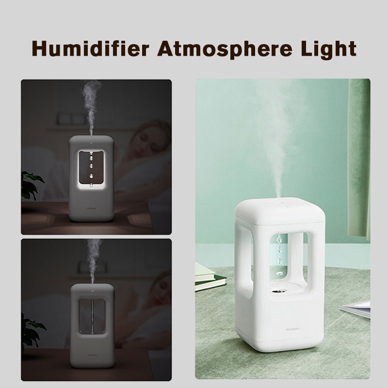 Nouveau Humidificateur d’Air Silencieux pour Chambre avec Effet Goutte d’Eau Anti-Gravité et Lumière d’Ambiance - IVOIRART.COM