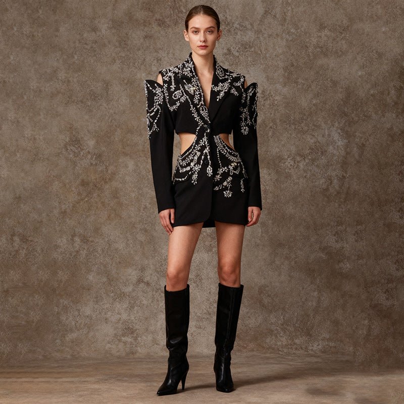 Nouveau manteau court à manches longues, taille dégagée, style chic printemps! - IVOIRART.COM