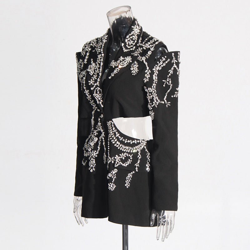 Nouveau manteau court à manches longues, taille dégagée, style chic printemps! - IVOIRART.COM