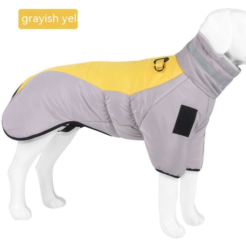 Nouveau Manteau d'Hiver Imperméable pour Chiens Moyens Grands, Veste Épaissie, Veste Labrador Personnalisée Chauffante - IVOIRART.COM