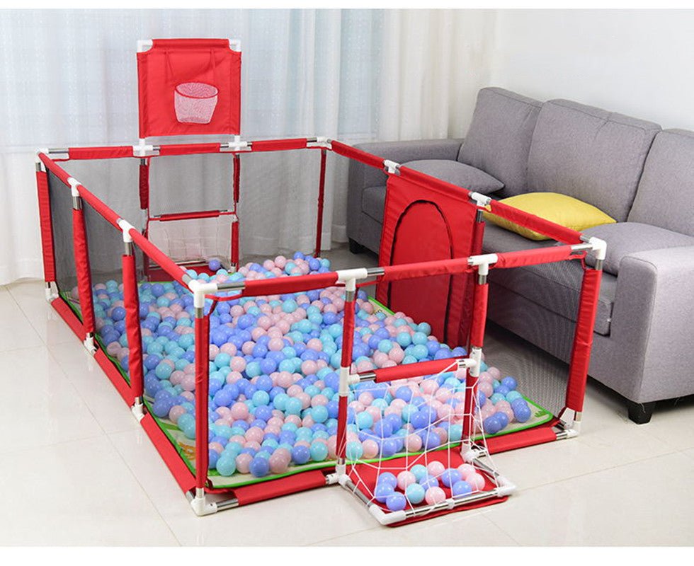 Nouveau Parc pour Enfants Tente de Jeu Bébé avec Barrière en Tissu Oxford - IVOIRART.COM