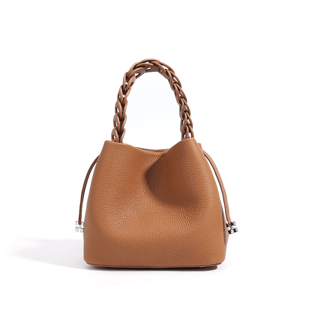 Nouveau Printemps Sac Bandoulière en Cuir Véritable Grain Supérieur Texturé - IVOIRART.COM