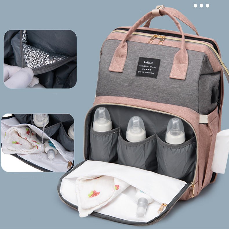 Nouveau Sac à Dos Maman Bébé Grande Capacité Isolation Lait Maternelle Femme - IVOIRART.COM
