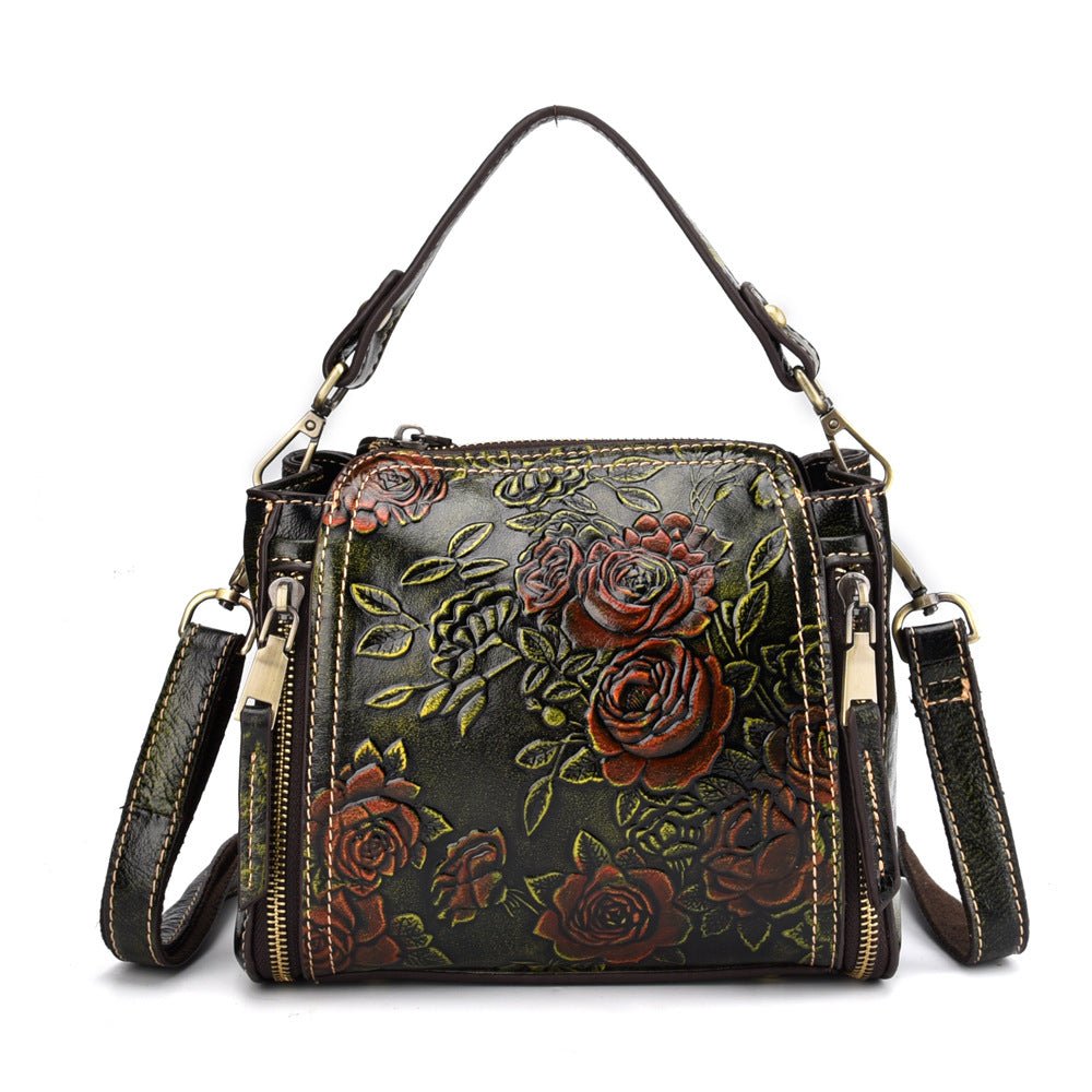 Nouveau Sac à Épaule en Cuir Véritable Style Européen et Américain pour Femmes - IVOIRART.COM