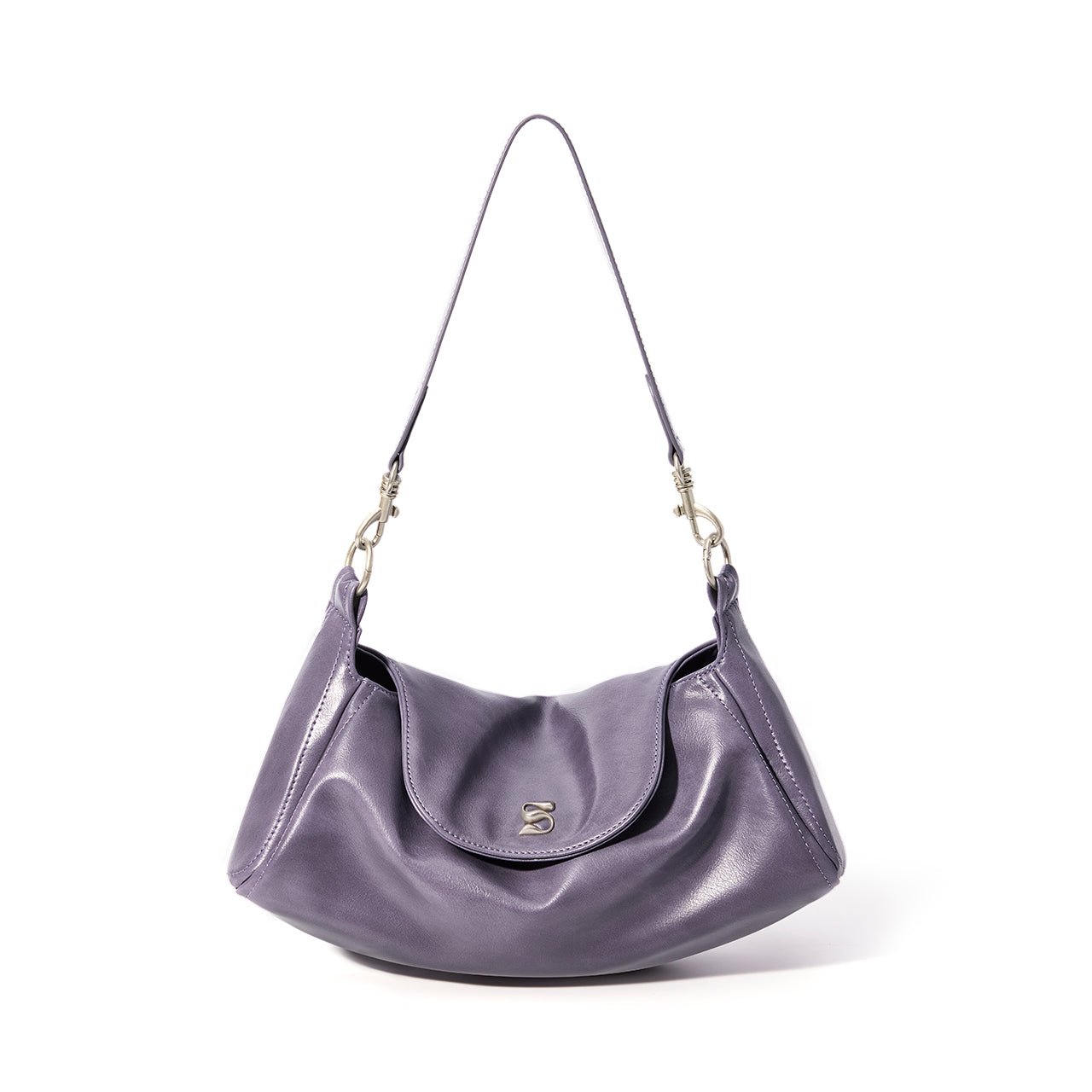 Nouveau sac bandoulière niche violet pour femme porté sous le bras chic et pratique - IVOIRART.COM