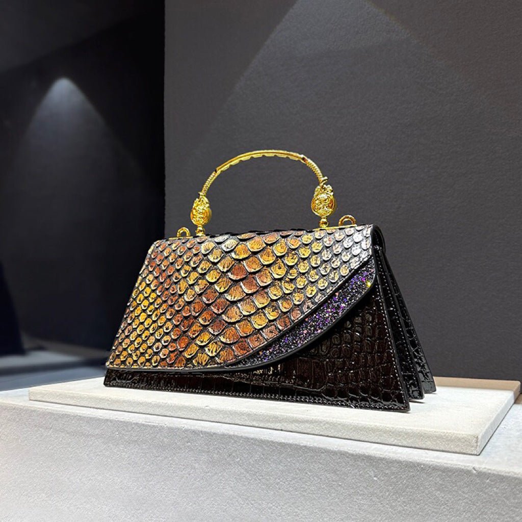 Nouveau Sac Besace d'Épaule à la Mode, Style Rétro Européen, Cuir Véritable - IVOIRART.COM
