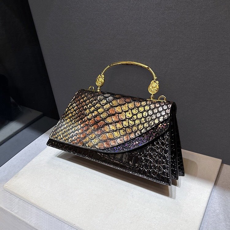 Nouveau Sac Besace d'Épaule à la Mode, Style Rétro Européen, Cuir Véritable - IVOIRART.COM