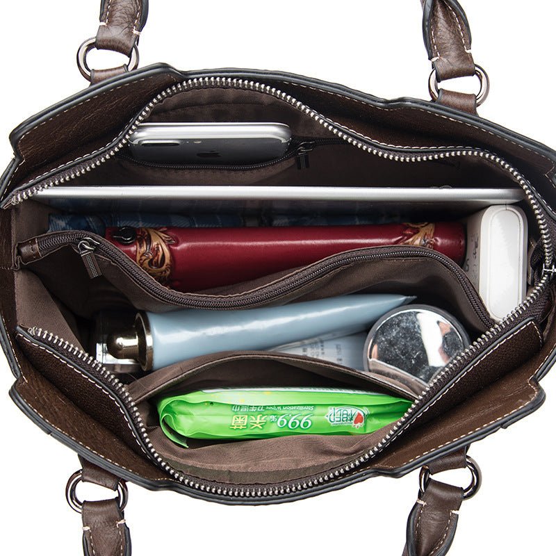 Nouveau Sac Cabas Vintage Minimaliste pour Femmes au Quotidien, Épaule, Chic - IVOIRART.COM