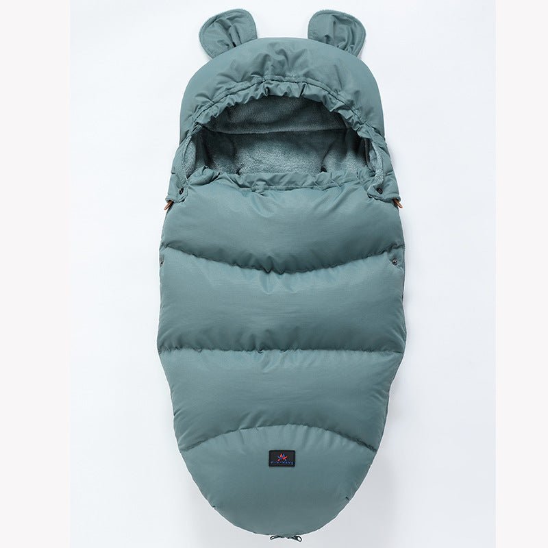 Nouveau sac de couchage pour poussette bébé, cocon doux et confortable 100 cm - IVOIRART.COM