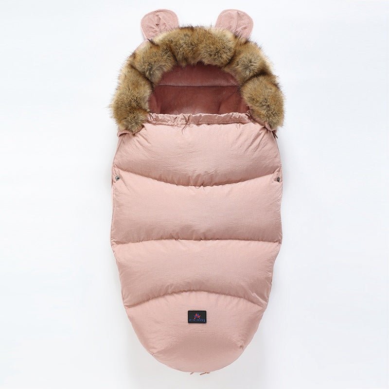Nouveau sac de couchage pour poussette bébé, cocon doux et confortable 100 cm - IVOIRART.COM