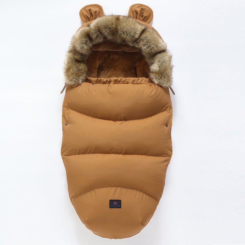 Nouveau sac de couchage pour poussette bébé, cocon doux et confortable 100 cm - IVOIRART.COM