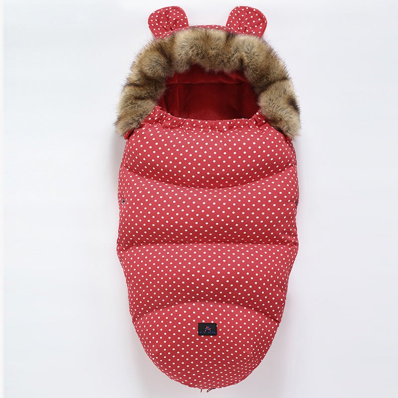 Nouveau sac de couchage pour poussette bébé, cocon doux et confortable 100 cm - IVOIRART.COM