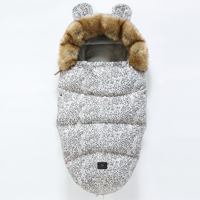 Nouveau sac de couchage pour poussette bébé, cocon doux et confortable 100 cm - IVOIRART.COM