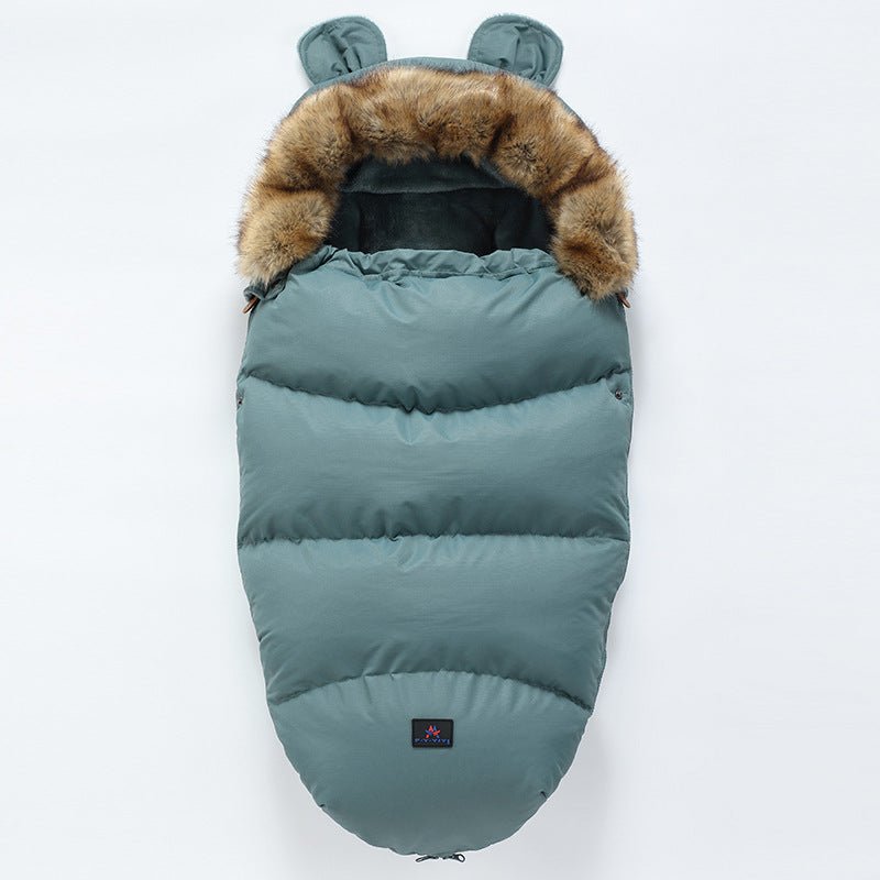 Nouveau sac de couchage pour poussette bébé, cocon doux et confortable 100 cm - IVOIRART.COM