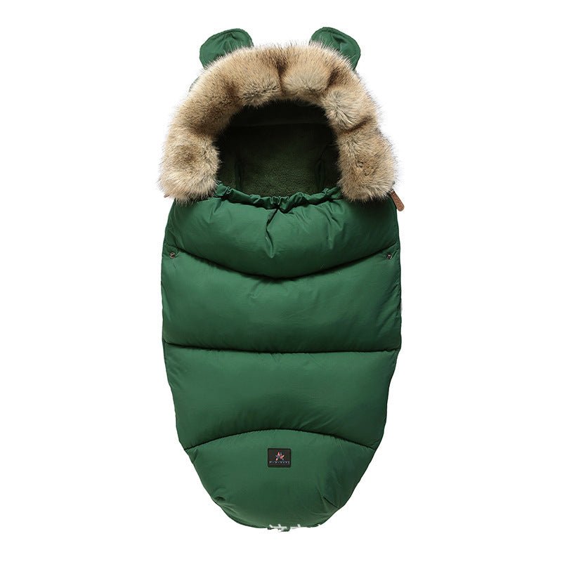 Nouveau sac de couchage pour poussette bébé, cocon doux et confortable 100 cm - IVOIRART.COM