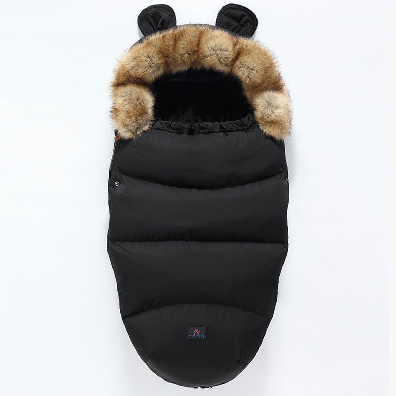 Nouveau sac de couchage pour poussette bébé, cocon doux et confortable 100 cm - IVOIRART.COM