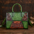Nouveau Sac Femme en Cuir PU Patchwork Embossé avec Grande Capacité - IVOIRART.COM