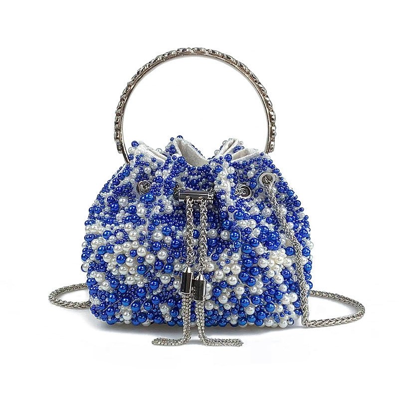 Nouveau Sac Seau Perlé Haut de Gamme Portable et à la Mode, Bandoulière Unique - IVOIRART.COM