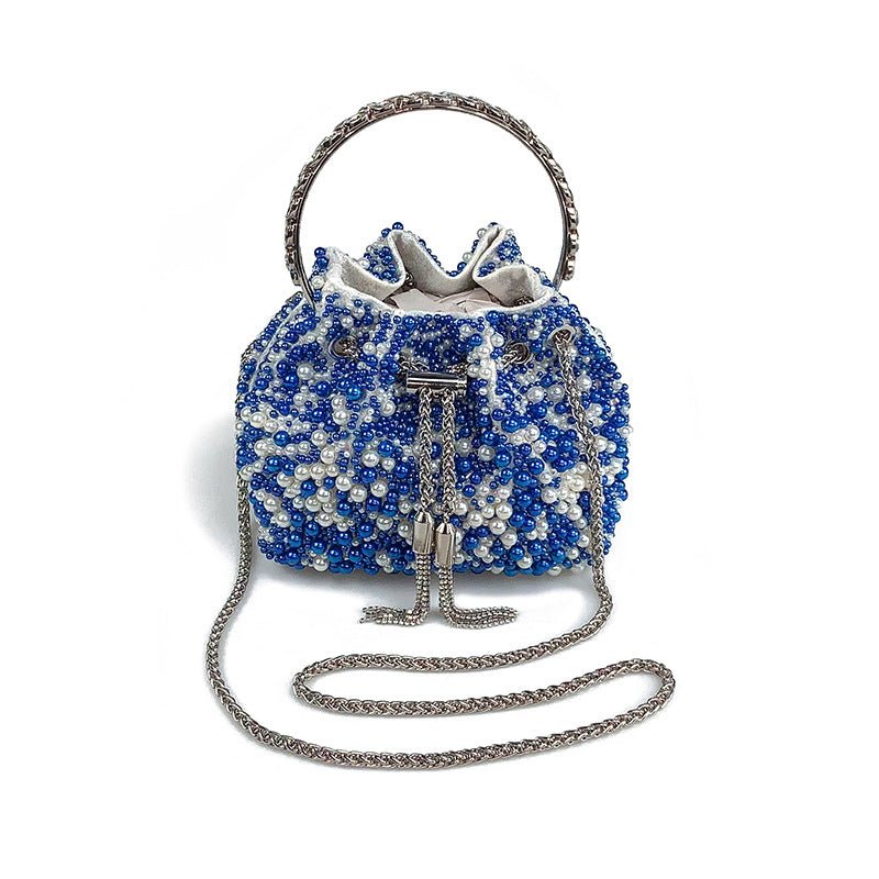 Nouveau Sac Seau Perlé Haut de Gamme Portable et à la Mode, Bandoulière Unique - IVOIRART.COM