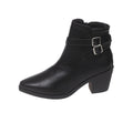 Nouveaux Bottines Cheville Automne à Boucle de Ceinture en Cuir pour Femme - IVOIRART.COM