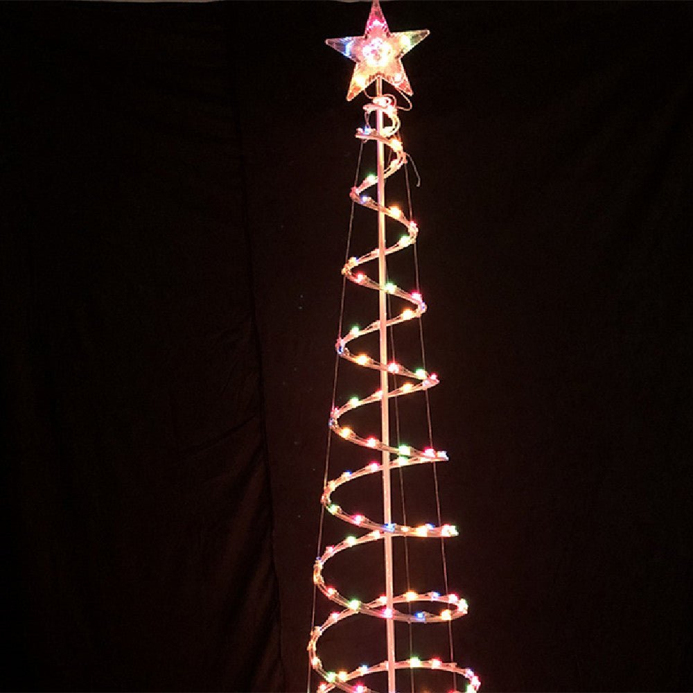 Nouvelle Lampe Spirale LED Arbre de Noël Décoratif Intérieur et Extérieur - IVOIRART.COM