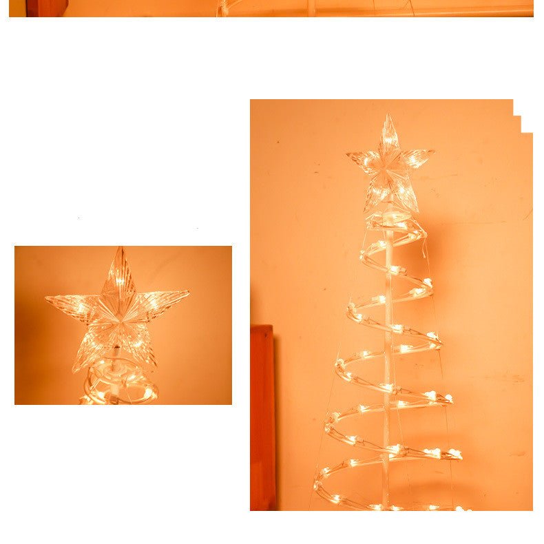 Nouvelle Lampe Spirale LED Arbre de Noël Décoratif Intérieur et Extérieur - IVOIRART.COM