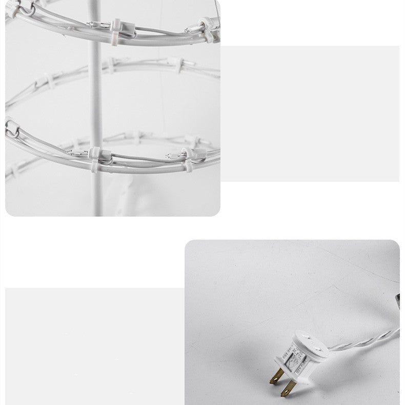 Nouvelle Lampe Spirale LED Arbre de Noël Décoratif Intérieur et Extérieur - IVOIRART.COM
