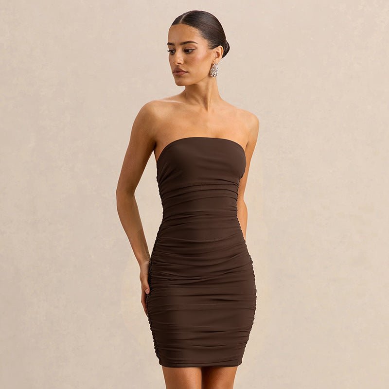 Nouvelle robe élégante d'été à panneaux en mesh, style fourreau, Europe et Amérique - IVOIRART.COM
