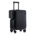 Nouvelle valise cabine 20" et 24", compartiment spacieux, ouverture latérale, poignée télescopique, roues universelles silencieuses, serrure à code - IVOIRART.COM