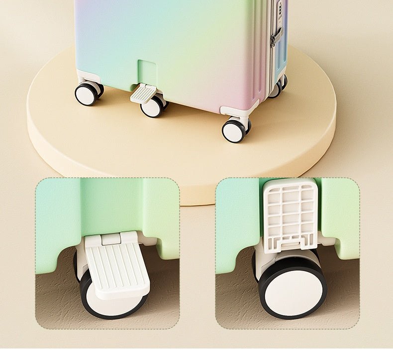 Nouvelle Valise Enfants à Monter et Rouler, Petite Valise Vélo pour Garçons et Filles avec Code de Voyage - IVOIRART.COM
